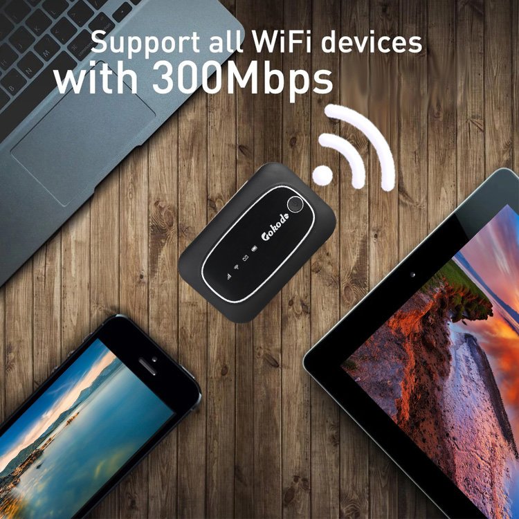 GOKODO M7-24 Unlocked 3g router modem 3g 4g lte mobile Mi-Fi 150mbps 2100mAh with App management